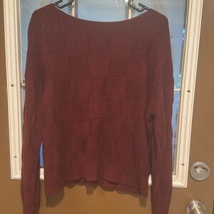 Red sweater